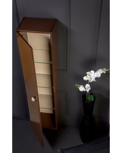 Шкаф пенал Boheme Armadi Art NeoArt 35 834-DB подвесной Dark Brown