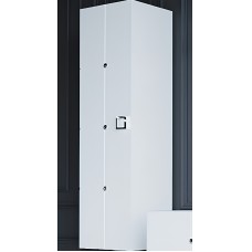 Шкаф пенал Boheme Armadi Art Vallessi Avantgarde Piazza 35 844-WCR подвесной Белый Хром