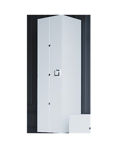 Шкаф пенал Boheme Armadi Art Vallessi Avantgarde Piazza 35 844-WCR подвесной Белый Хром