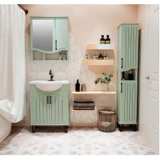 Шкаф пенал Runo Марсель 30 R 00-00001221 Мята