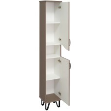 Шкаф пенал Runo Марсель 30 R 00-00001222 Бежевый