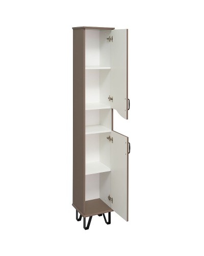 Шкаф пенал Runo Марсель 30 R 00-00001222 Бежевый