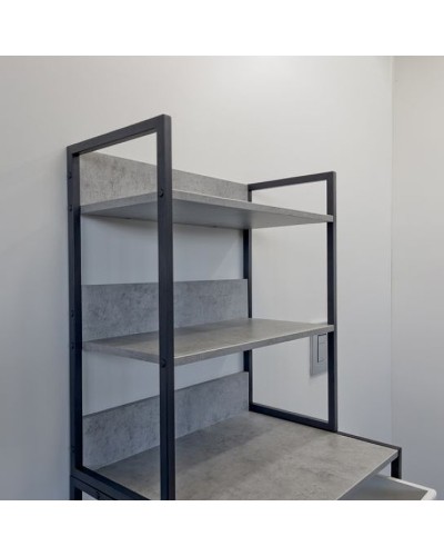 Стеллаж Comforty 65 00-00011164 над стиральной машиной Бетон светлый