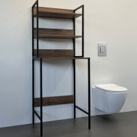 Стеллаж Comforty 65 00-00011201 над стиральной машиной Дуб темно-коричневый