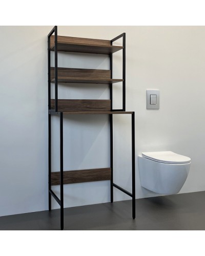 Стеллаж Comforty 65 00-00011201 над стиральной машиной Дуб темно-коричневый