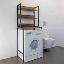 Стеллаж Comforty 65 00-00011201 над стиральной машиной Дуб темно-коричневый