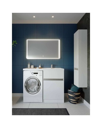 Пенал подвесной белый глянец Акватон Лондри 1A236203LH010