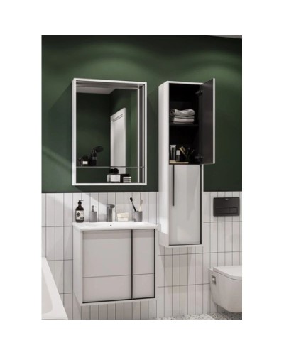 Пенал подвесной белый матовый Акватон Ривьера 1A239203RVX20