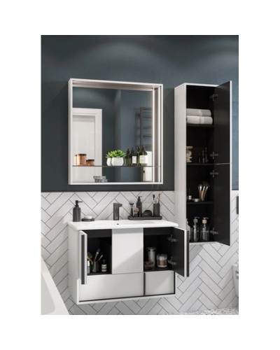 Пенал подвесной белый матовый Акватон Ривьера 1A239203RVX20