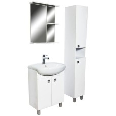 Пенал напольный белый глянец Orange Рио Ri-30PE