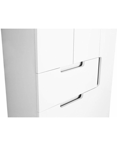 Шкаф пенал Style Line Оптима 70 ЛС-000010058 с бельевой корзиной Белый