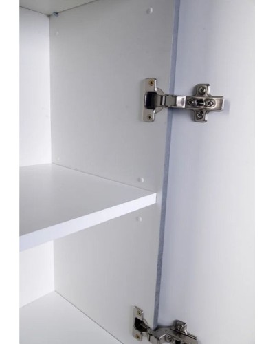 Шкаф пенал Style Line Атлантика Люкс Plus 35 СС-00002284 с бельевой корзиной Бетон темный