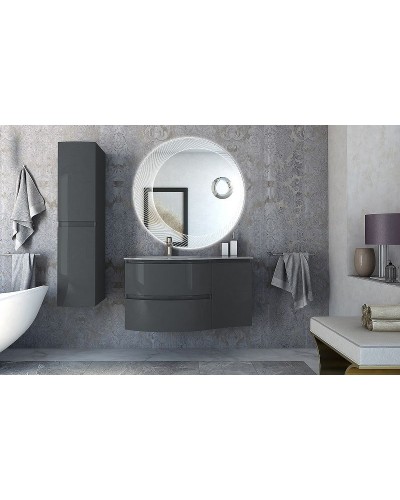 Шкаф пенал Cezares Vague 30 44323 подвесной Antacite