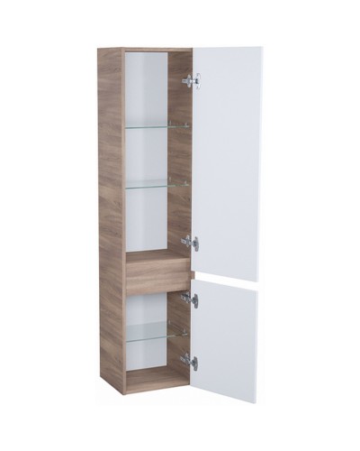 Шкаф пенал Iddis Zodiac 35 ZOD35A0i97 подвесной Белый под Дерево