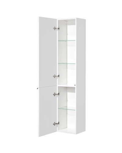 Пенал подвесной белый глянец L Акватон Беверли 1A235403BV01L