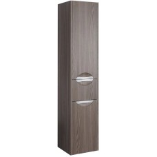 Пенал подвесной дуб макиато  с бельевой корзиной L Акватон Сильва 1A215603SIW5L