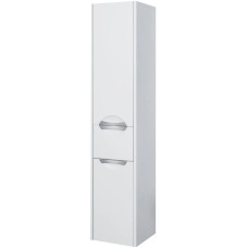 Пенал подвесной дуб полярный с бельевой корзиной  L Акватон Сильва 1A215603SIW7L