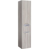 Пенал подвесной дуб фьорд с бельевой корзиной L Акватон Сильва 1A215603SIW6L