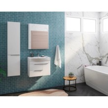 Пенал подвесной белый глянец L Акватон Беверли 1A235403BV01L