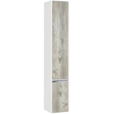 Пенал подвесной белый глянец/бетон пайн R Акватон Капри 1A230503KPDAR