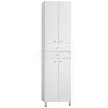 Пенал напольный белый глянец Акватон Симпл 1A122303SL010