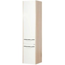 Пенал подвесной белый глянец/ясень коимбра L Акватон Инфинити 1A192303IFSCL