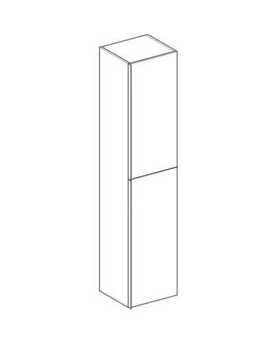 Пенал подвесной белый глянец L/R Geberit Acanto 500.619.01.2