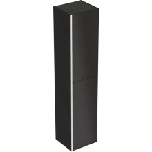 Пенал подвесной черный глянец/черный матовый L/R Geberit Acanto 500.619.16.1