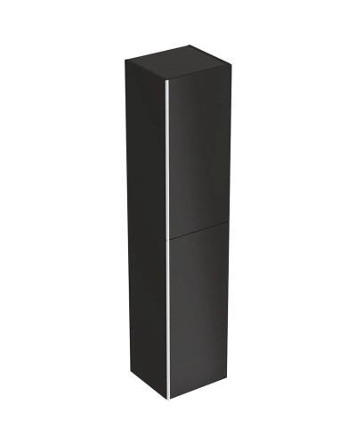 Пенал подвесной черный глянец/черный матовый L/R Geberit Acanto 500.619.16.1