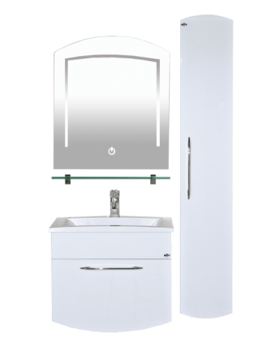 Корсика - 30 Пенал подвесной правый BL - 01G белый жасмин