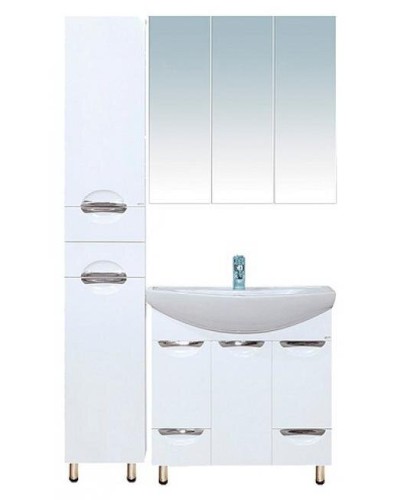 Лаванда - 35 Пенал левый белый