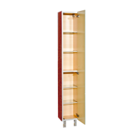 Джулия - 35 Пенал правый КРАКОЛЕТ красный