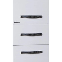 Пенал напольный с бельевой корзиной белый глянец L Bellezza Анкона 4629605102016