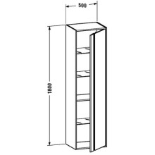 Пенал подвесной графит матовый R Duravit Ketho KT1265R4949