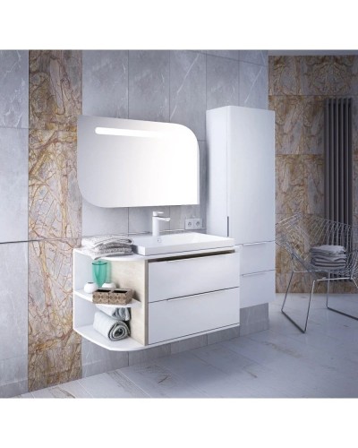 Пенал подвесной белый глянец R IDDIS Calipso CAL4000i97