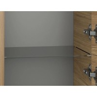 Пенал подвесной орех L/R Cersanit Lara A63417