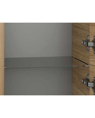 Пенал подвесной орех L/R Cersanit Lara A63417