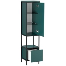 Пенал напольный зеленый/черный L/R Cersanit Botanique A63016