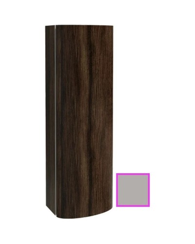 Подвесная колонна правосторонняя серый титан глянец Jacob Delafon Presquile EB1115D-N21