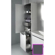 Подвесная колонна правосторонняя серый антрацит глянец Jacob Delafon Reve EB1141D-442