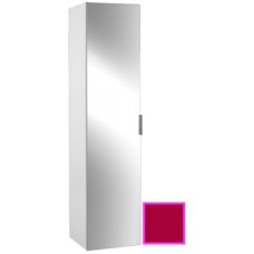 Пенал малиновый глянец с реверсивной зеркальной дверцей Jacob Delafon Odeon Up EB873-R3