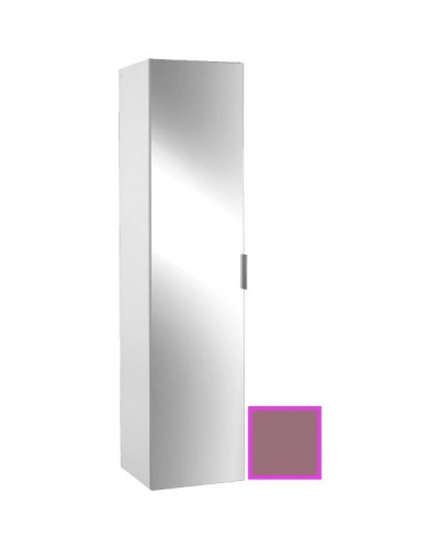 Пенал нежно-розовый матовый с реверсивной зеркальной дверцей Jacob Delafon Odeon Up EB873-M71