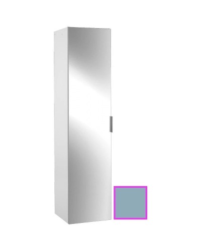 Пенал аквамарин матовый с реверсивной зеркальной дверцей Jacob Delafon Odeon Up EB873-M43