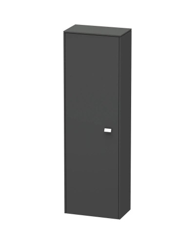 Пенал подвесной графит матовый L Duravit Brioso BR1300L1049