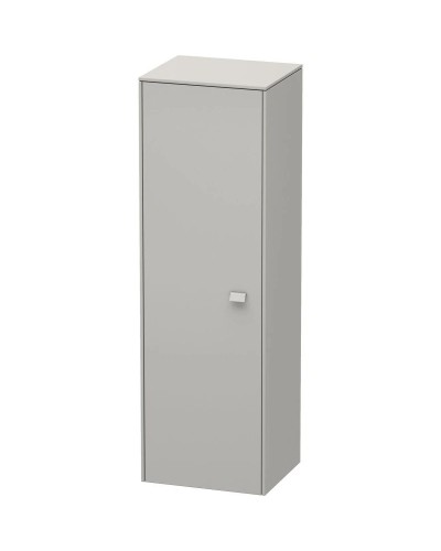 Пенал подвесной бетонно-серый матовый L Duravit Brioso BR1310L0707