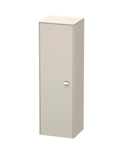 Пенал подвесной тауп матовый L Duravit Brioso BR1310L1091