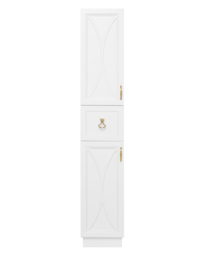 Амбра - 35 Пенал левый белый