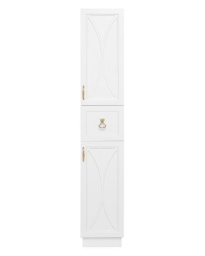 Амбра - 35 Пенал правый белый