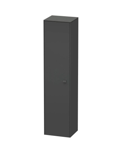 Пенал подвесной графит матовый L Duravit Brioso BR1330L4949