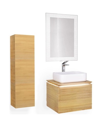 Пенал подвесной бук светлый Jorno Karat Kar.04.123/P/BuL